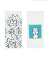 Shop Pack Of 2 Men's White Rick And Morty Printed Socks