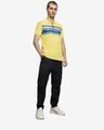Shop Pack of 2 Men's Yellow & Black Polo T-shirts-Full
