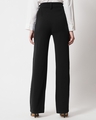 Shop Pack of 2 Women's Blue & Black Straight Fit Trousers