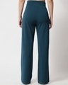 Shop Pack of 2 Women's Green & Blue Straight Fit Trousers