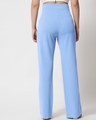 Shop Pack of 2 Women's Blue Straight Fit Trousers-Full