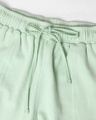 Shop Pack of 2 Women's Green & Purple Patch Pocket Ribbed Shorts