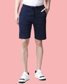 Shop Pageant Blue Casual Shorts-Front