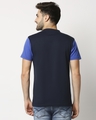 Shop Pageant Blue Color Block Pocket T-Shirt-Full