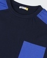 Shop Pageant Blue Color Block Pocket T-Shirt