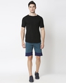 Shop Men's Blue Fashion Collabs Zipper Shorts