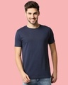 Shop Pageant Blue Half Sleeve T-Shirt-Front