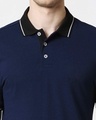 Shop Pageant Blue Half Sleeve Tipping polo