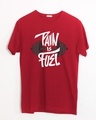 Shop Pain Is Fuel Half Sleeve T-Shirt-Front