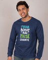 Shop Paise Chahiye Fleece Light Sweatshirt-Front