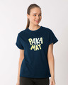 Shop Paka Mat Saale Boyfriend T-Shirt-Front