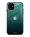 Shop Palm Green Premium Glass Cover For iPhone 11 (Impact Resistant, Matte Finish)-Front