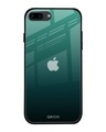 Shop Palm Green Premium Glass Cover For iPhone 8 Plus (Impact Resistant, Matte Finish)-Front