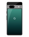 Shop Palm Green Premium Glass Case For Google Pixel 7A(Shock Proof, Scratch Resistant)-Front