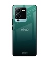 Shop Palm Green Premium Glass Case for Vivo V25 Pro (Shock Proof,Scratch Resistant)-Front