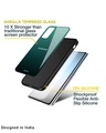 Shop Palm Green Premium Glass Cover For  A12(Impact Resistant, Matte Finish)-Design