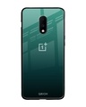 Shop Palm Green Premium Glass Cover For OnePlus 7 (Impact Resistant, Matte Finish)-Front