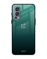 Shop Palm Green Premium Glass Cover For OnePlus Nord 2 5G (Impact Resistant, Matte Finish)-Front