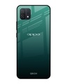Shop Palm Green Premium Glass Cover For Oppo A16K (Impact Resistant, Matte Finish)-Front