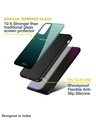 Shop Palm Green Premium Glass Cover For Oppo Reno 5 Pro (Impact Resistant, Matte Finish)-Design