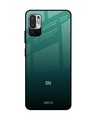 Shop Palm Green Premium Glass Cover For Redmi Note 10T 5G (Impact Resistant, Matte Finish)-Front