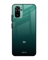 Shop Palm Green Premium Glass Cover For Xiaomi Redmi Note 10 (Impact Resistant, Matte Finish)-Front