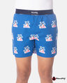 Shop Palm Tree Boxer Navy-Front