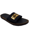 Shop Badboy Style Gold Slipper Flipflops Slides For Men