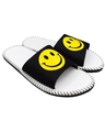 Shop Big Smiley White Slipper Flipflops Slides For Men
