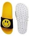 Shop Big Smiley Yellow Slipper Flipflops Slides For Men-Design