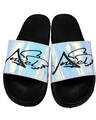 Shop Women's Silver Flat Angel Slippers & Flip Flops-Front
