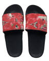 Shop Flat Building Red Slipper Slides Flipflops For Women-Front