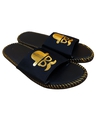 Shop Flat Mooch Gold Slipper Flipflops Slides For Men-Full