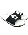 Shop Flat Mooch White Slipper Flipflops Slides For Men