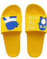 Shop Planet Yellow Slipper Slides Flipflops For Women-Front