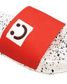 Shop Smiley Red Slipper Flipflops Slides For Men-Full