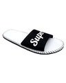 Shop Super Stars White Slipper Flipflops Slides For Men