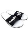 Shop Super Stars White Slipper Flipflops Slides For Men