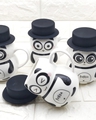 Shop Panda Coffee Combo Ceramic Mug,  With Rubber Lid (450 Ml, White, Single Piece)