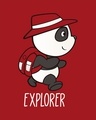 Shop Panda Explorer Round Neck 3/4th Sleeve T-Shirt