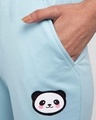 Shop Panda Face Casual Badge Jogger Pants