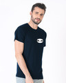 Shop Panda Face Pocket Half Sleeve T-Shirt-Design