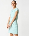 Shop Women's Blue Panda Fun Printed Dress-Design