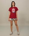 Shop Panda Ke Gym Bahane Boyfriend T-Shirt-Design