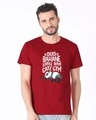 Shop Panda Ke Gym Bahane Half Sleeve T-Shirt-Front