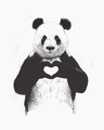 Shop Panda Love Boyfriend T-Shirt