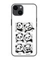 Shop Panda Mood Premium Glass Cover for Apple iPhone 14-Front