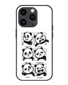 Shop Panda Mood Premium Glass Cover for Apple iPhone 14 Pro-Front