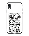Shop Panda Mood Premium Glass Cover for Apple iPhone XR-Front