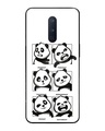 Shop Panda Mood Premium Glass Cover for OnePlus 8-Front